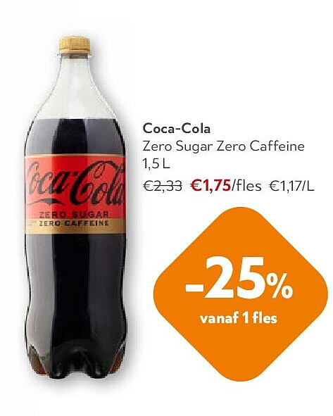 Coca-Cola Zero Sugar Zero Caffeine 1,5 L