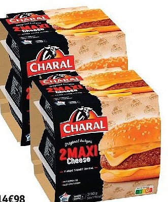 2 Maxi Cheese Charal