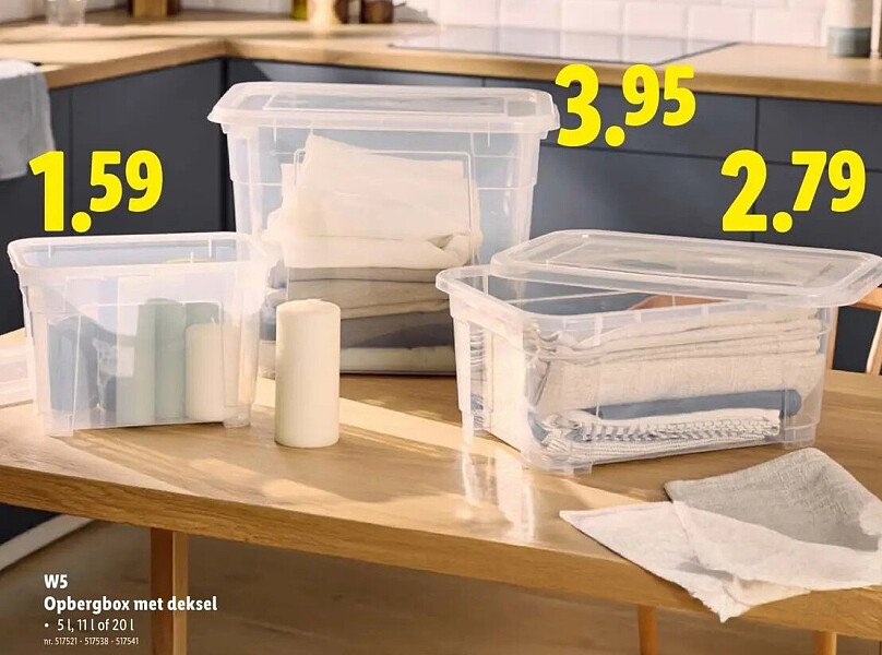Opbergbox met deksel