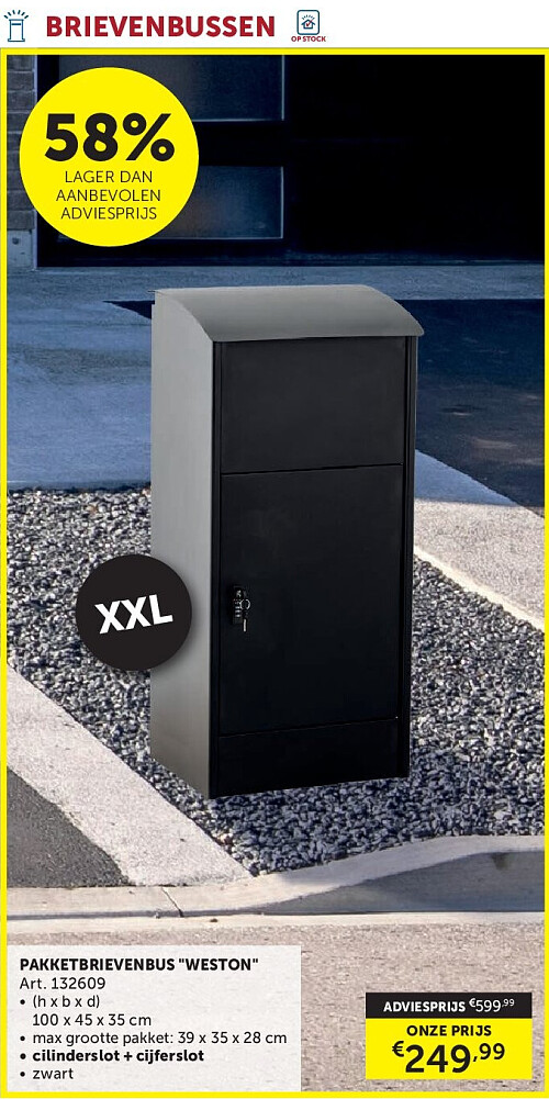 PAKKETBRIEVENBUS "WESTON"