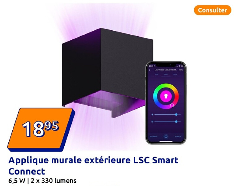 Applique murale extérieure LSC Smart Connect