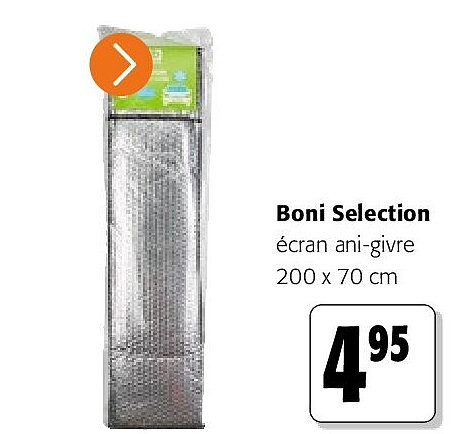 Boni Selection écran ani-givre 200 x 70 cm