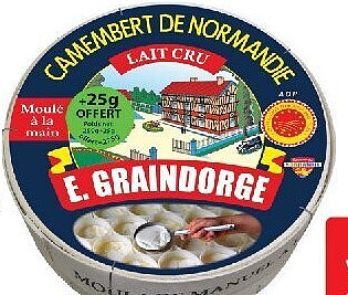Camembert de Normandie au lait cru AOP Graindorge 275 g