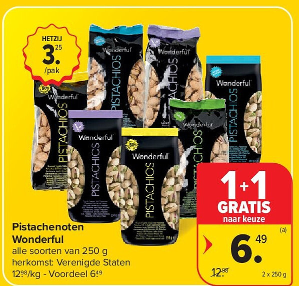 Pistachenoten Wonderful