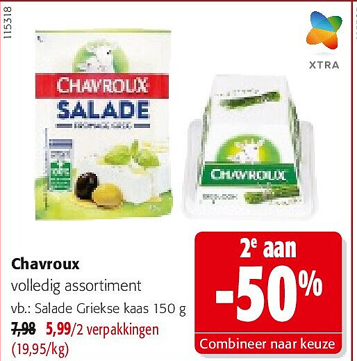 Chavroux Salade Griekse kaas 150 g