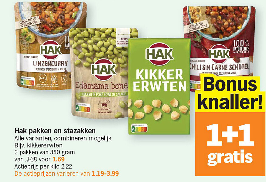Hak pakken en stazakken