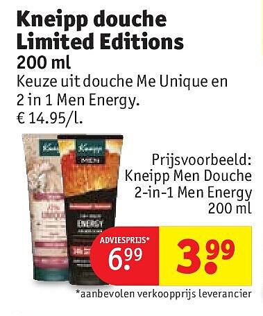 Kneipp douche Limited Editions