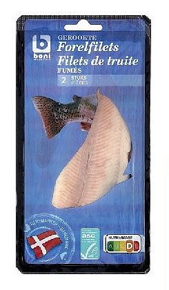 Gerookte forelfilets