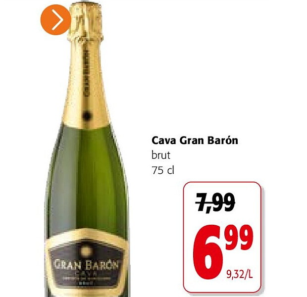 Cava Gran Barón brut 75 cl