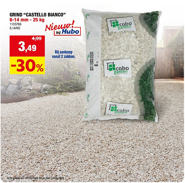 GRIND “CASTELLO BIANCO” 6-14 mm - 25 kg