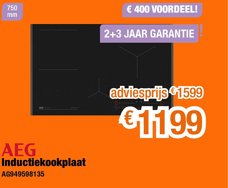 Inductiekookplaat AG949598135