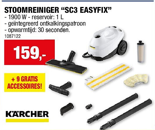 STOOMREINIGER “SC3 EASYFIX”
