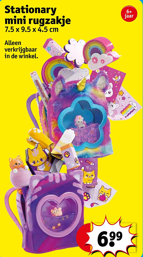 Stationary mini rugzakje