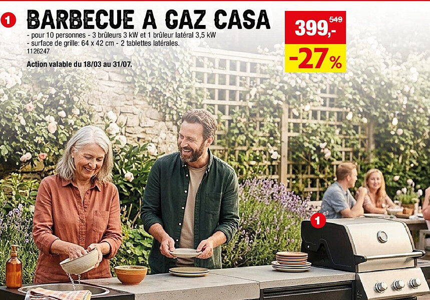BARBECUE A GAZ CASA