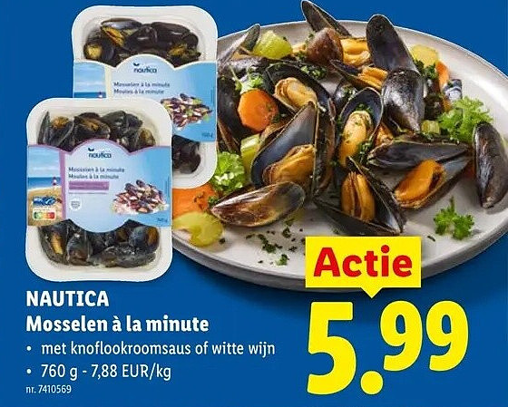 Mosselen à la minute