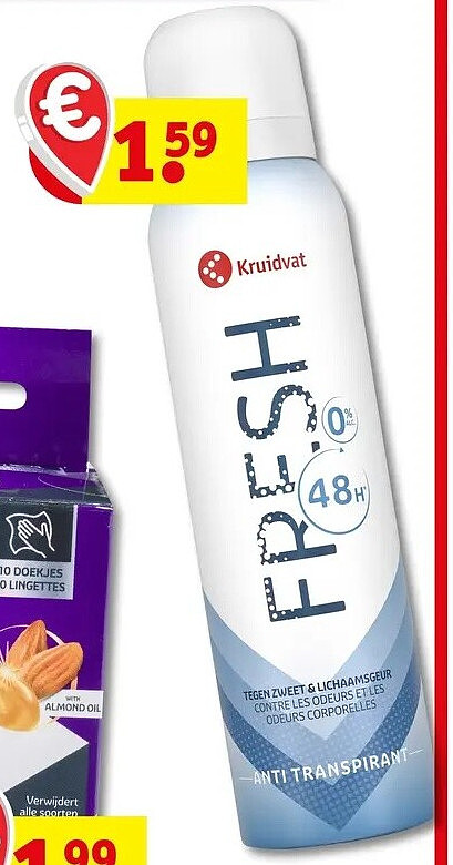 Kruidvat Fresh Deodorant Spray