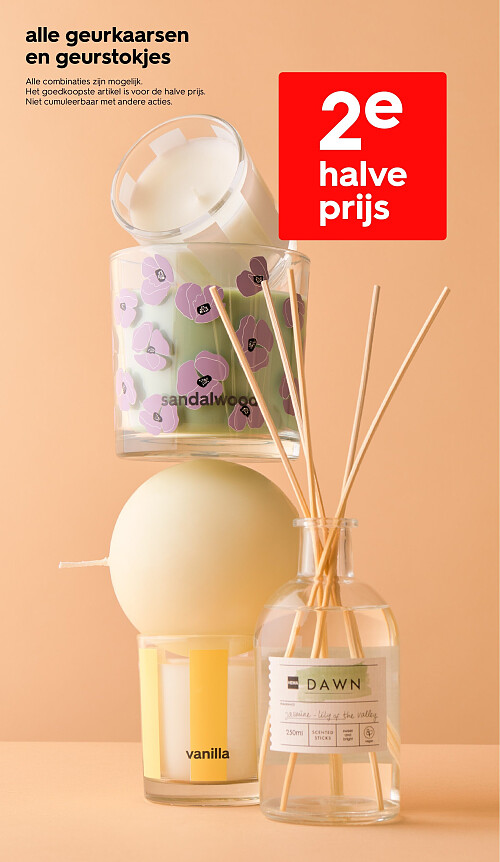 alle geurkaarsen en geurstokjes