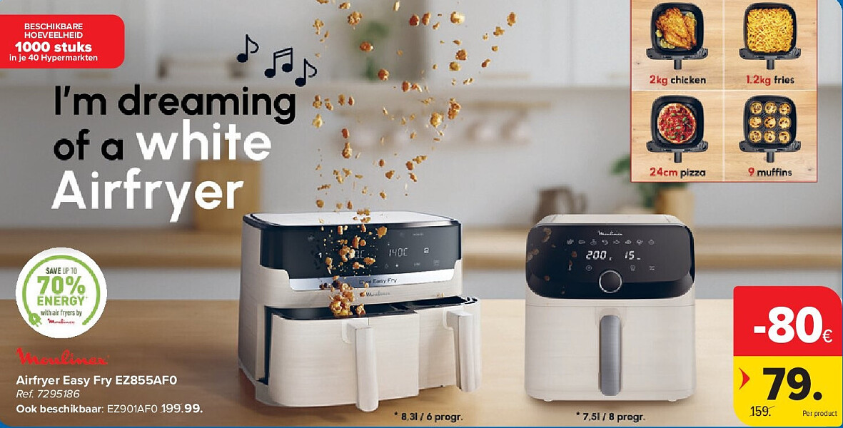 Airfryer Easy Fry EZ855AF0