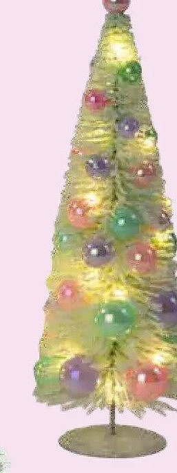 Verlichte borstelboom