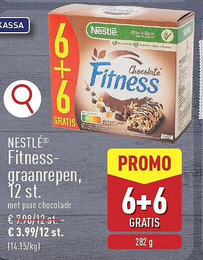 Fitness- graanrepen, 12st.