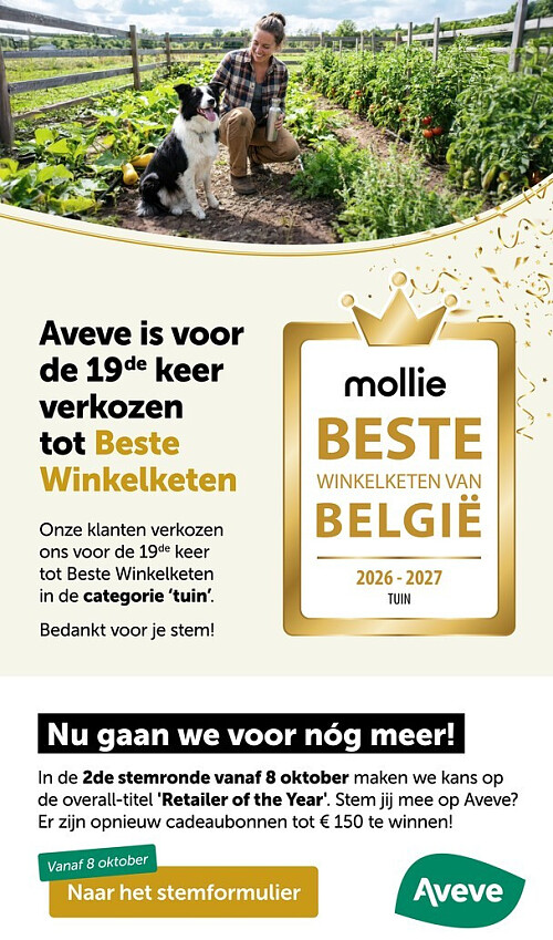 Aveve is voor de 19 de keer verkozen tot Beste Winkelketen