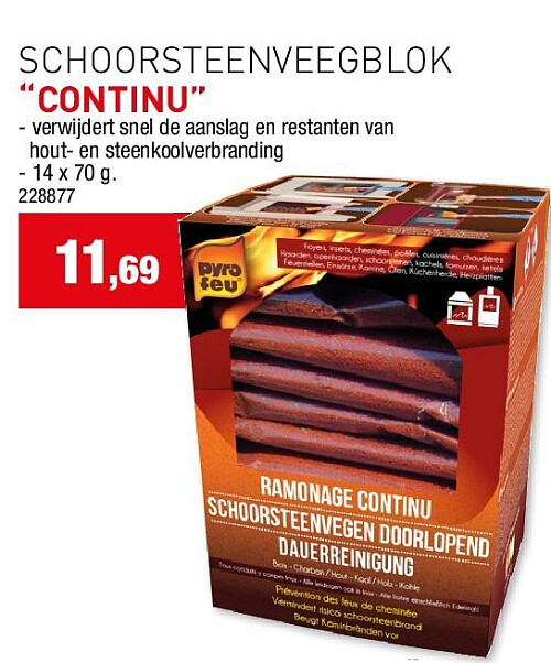 SCHOORSTEENVEEGBLOK “CONTINU”
