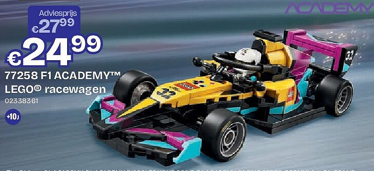 77258 F1 ACADEMY™ LEGO® racewagen