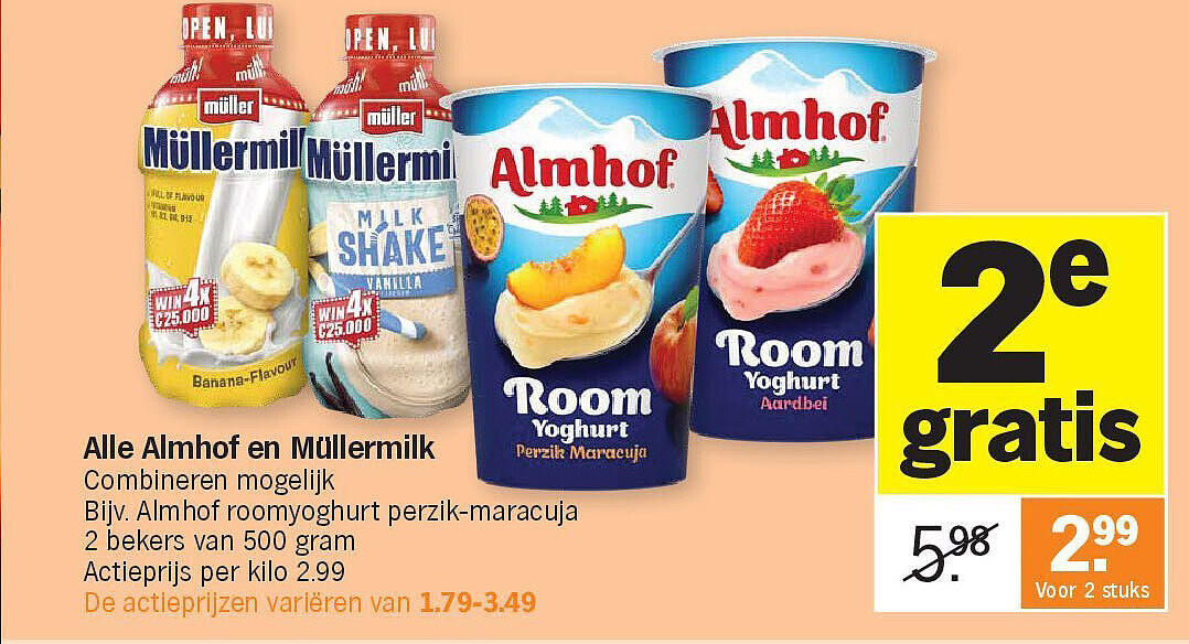 Alle Almhof en Müllermilk