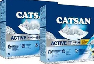 CATSAN Klontvormende kattenbakvulling Active Fresh 5l