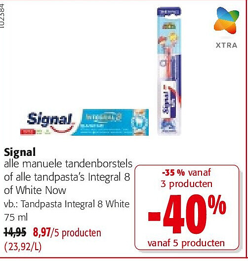 Signal Tandpasta Integral 8 White 75 ml