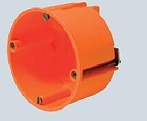 Enkelvoudige inbouwdoos voor volle wand, diepte 45 mm