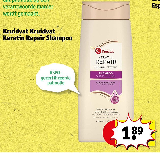 Kruidvat Kruidvat Keratin Repair Shampoo