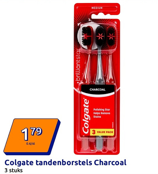 Colgate tandenborstels Charcoal