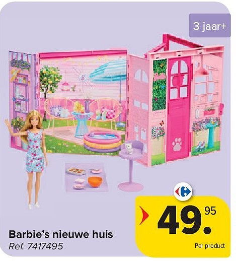 Barbie’s nieuwe huis