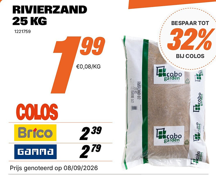 RIVIERZAND 25 KG
