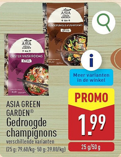 Gedroogde champignons