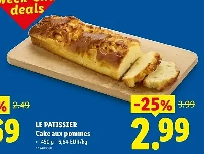 Cake aux pommes