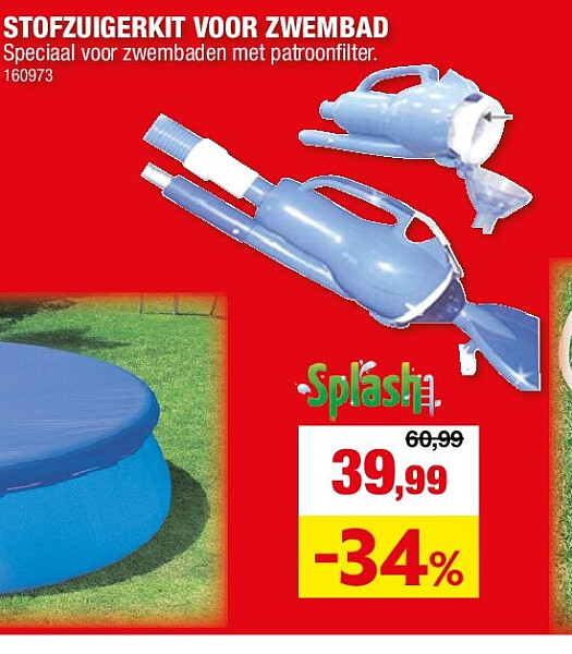STOFZUIGERKIT VOOR ZWEMBAD
