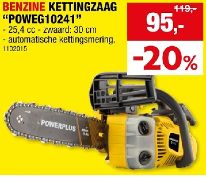 BENZINE KETTINGZAAG "POWEG10241"