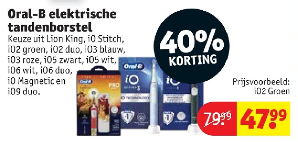Oral-B elektrische tandenborstel