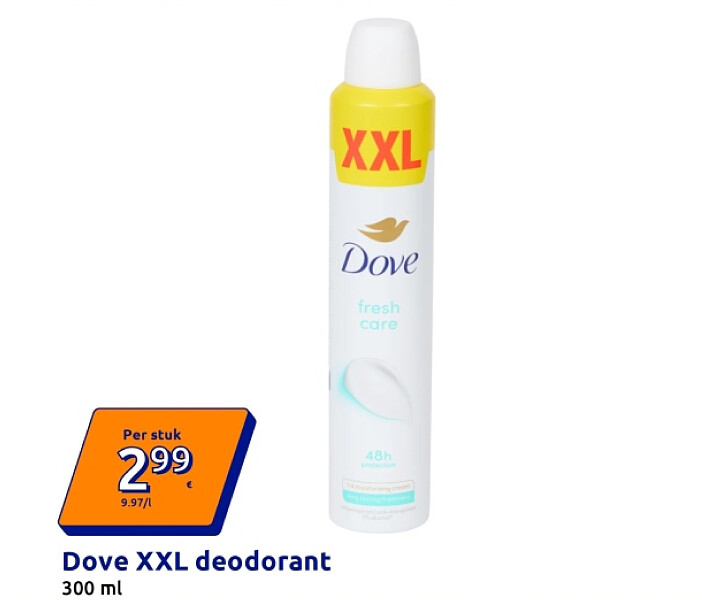 Dove XXL deodorant