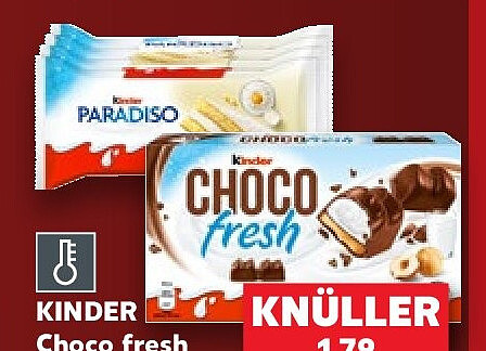 Kinder Choco Fresh oder Paradiso