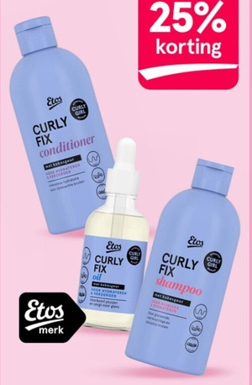 Etos Curly Fix shampoo 400 ml