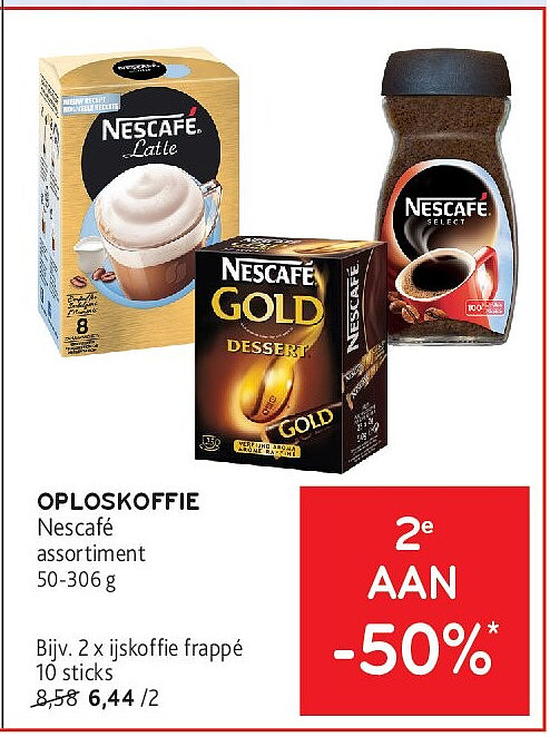 OPLOSKOFFIE ijskoffie frappé 10 sticks