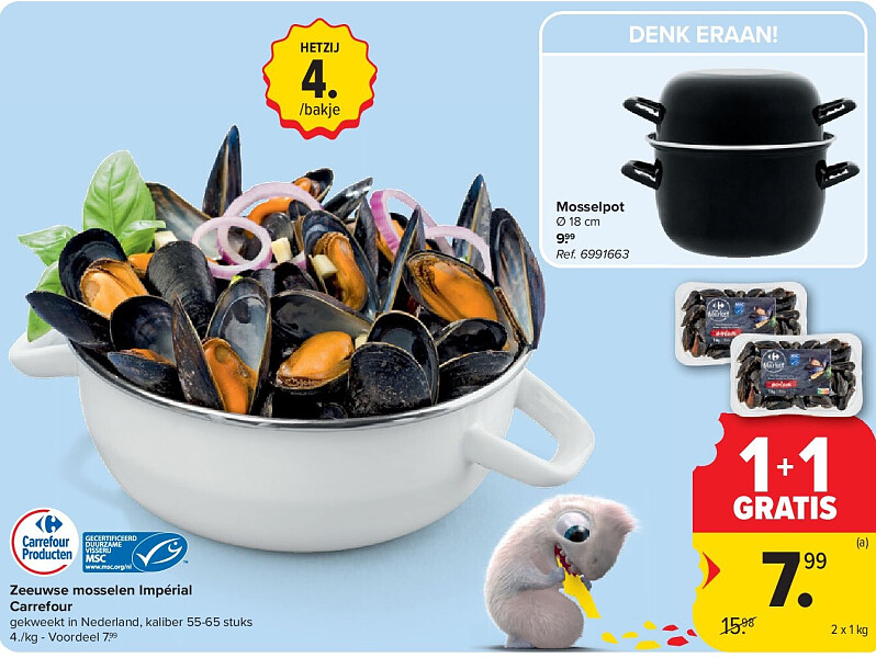 Zeeuwse mosselen Impérial Carrefour