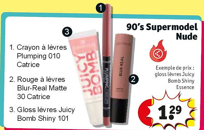 gloss lèvres Juicy Bomb Shiny Essence