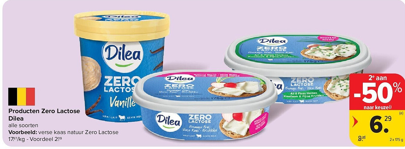 Producten Zero Lactose Dilea