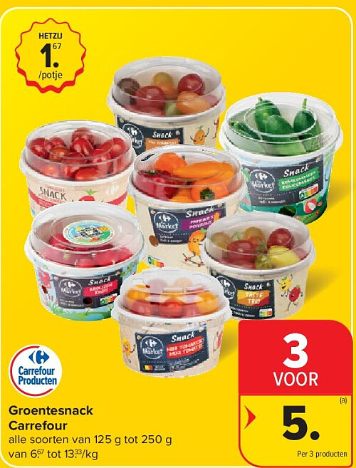 Groentesnack Carrefour