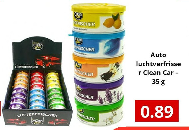 Auto luchtverfrisse r Clean Car – 35 g