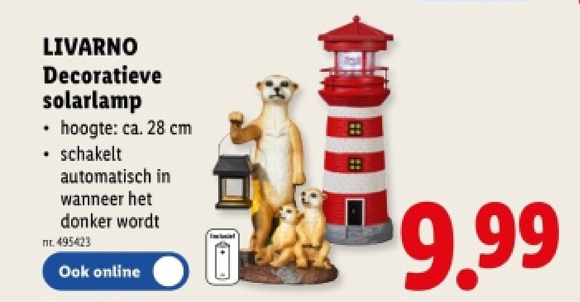 Decoratieve solarlamp